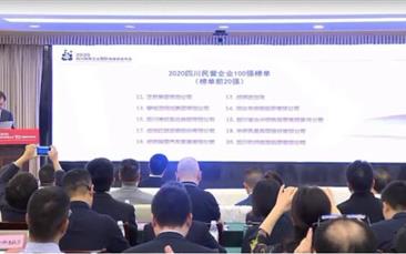 第11位，正黄集团入榜“2020四川民营企业100强”